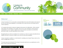 Tablet Screenshot of livingincommunity.ca